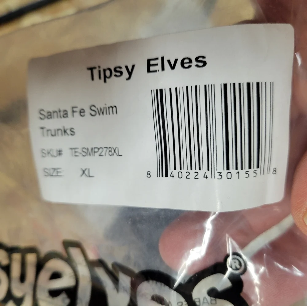 Tipsy Elves NWT Santa Fe Mens Swim Trunks Size‎ XL